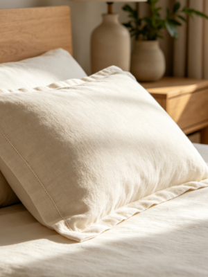 French-style washed cotton soft and breathable pillowcase