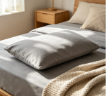 Thickened cloud-patterned flannel warm and soft pillowcase