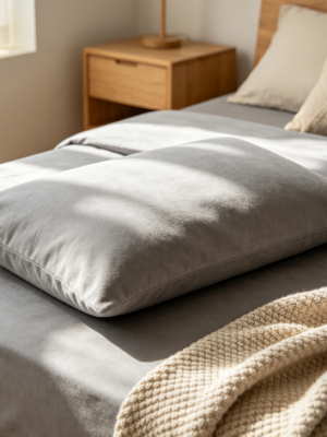 Thickened cloud-patterned flannel warm and soft pillowcase