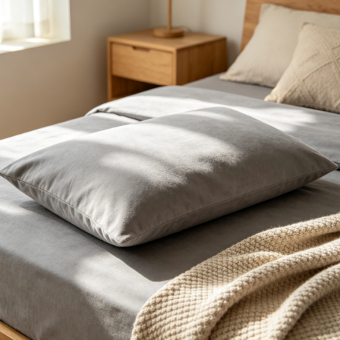 Thickened cloud-patterned flannel warm and soft pillowcase