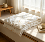Floral smooth and skin-friendly duvet cover for nude sleeping