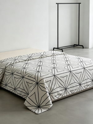 Japanese solid color natural breathable linen duvet cover
