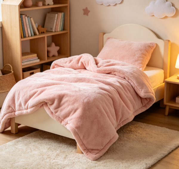 High-count long-pile satin light luxury soft light duvet cover