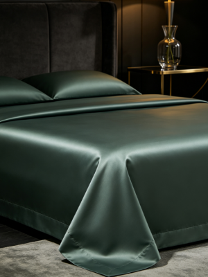 Ice silk, cool and smooth sheets for nude sleeping.