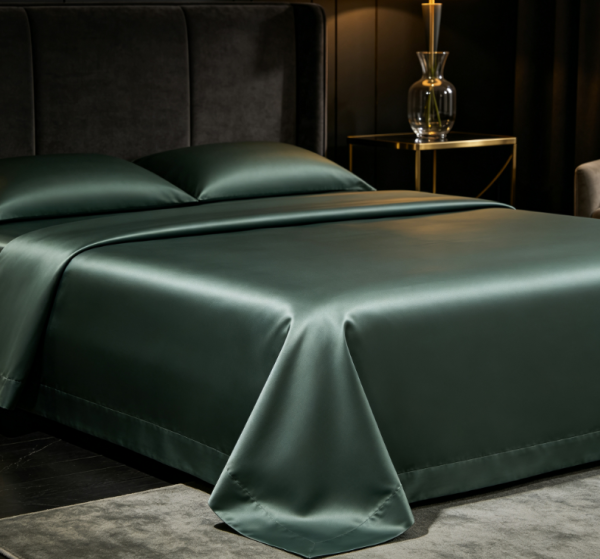 Ice silk, cool and smooth sheets for nude sleeping.