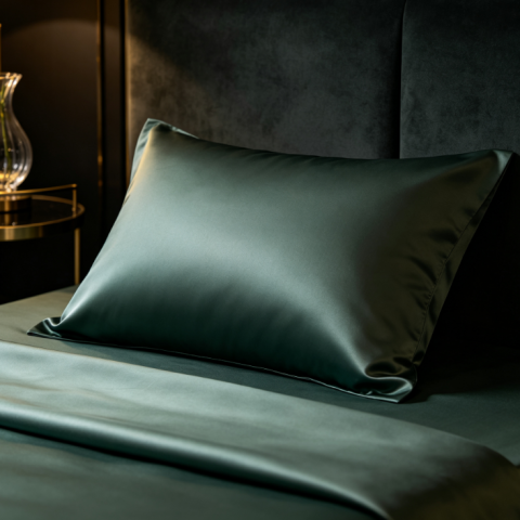Summer ice silk cool and smooth pillowcase for naked sleeping